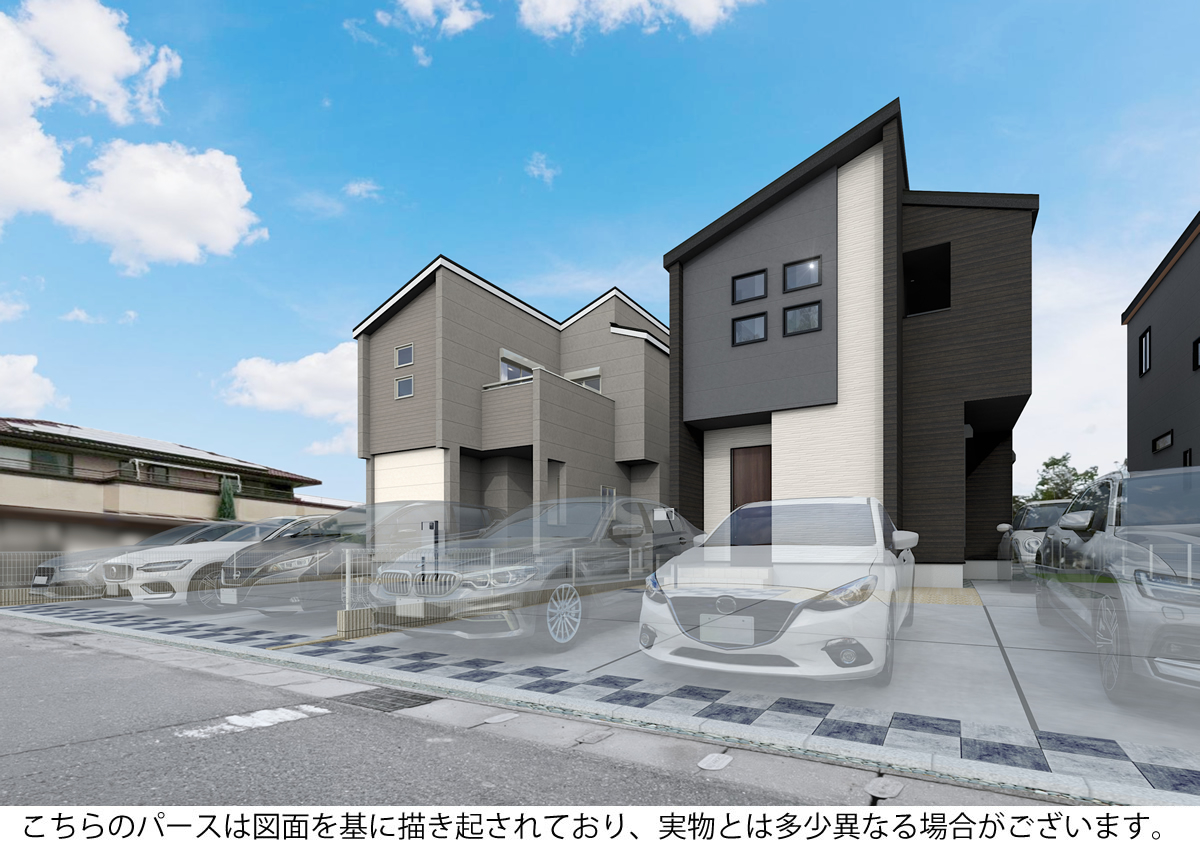 ブルーミングガーデン岡崎市福岡町新町５棟の外観②