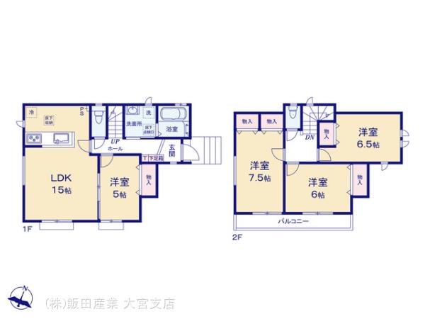 ハートフルタウン北本市東間八丁目230番の見取り図