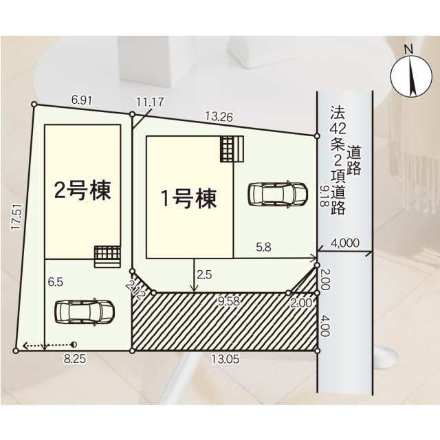クレイドルガーデン郡山市城清水 第1の見取り図