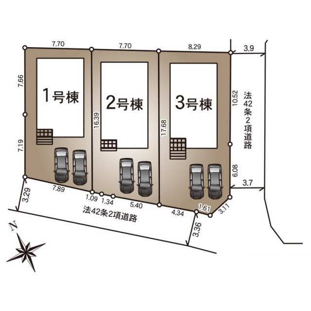 クレイドルガーデン松本市里山辺 第9の見取り図