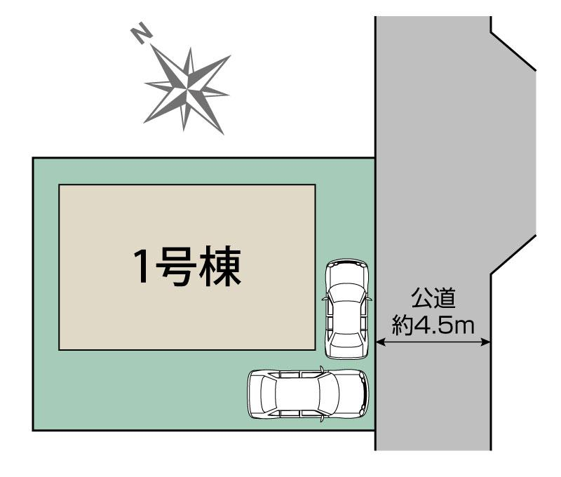 ブルーミングガーデン横浜市金沢区釜利谷東６丁目１棟の見取り図