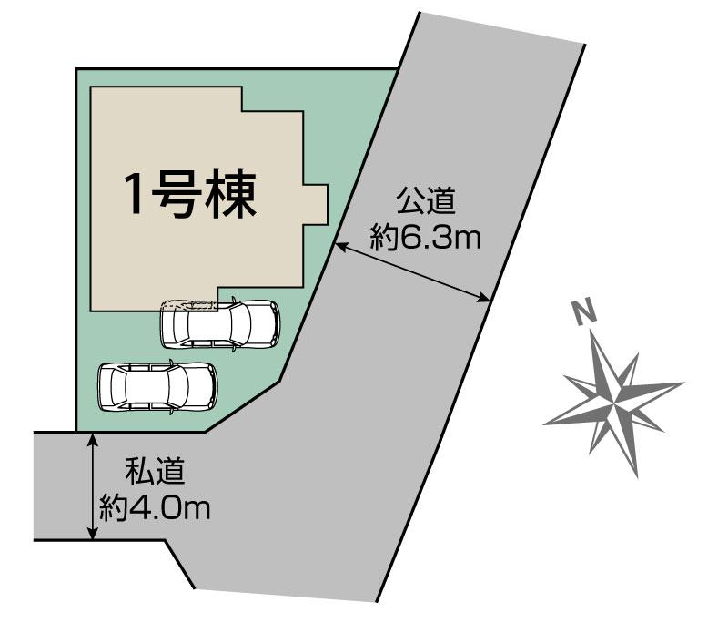 ブルーミングガーデン津島市喜楽町１棟の見取り図
