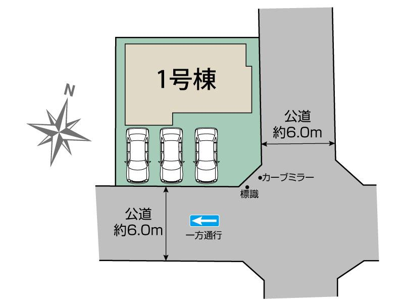 ブルーミングガーデン一宮市赤見４丁目１棟の見取り図