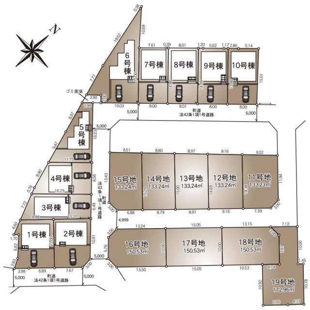 クレイドルガーデン宮代町百間 第8の見取り図