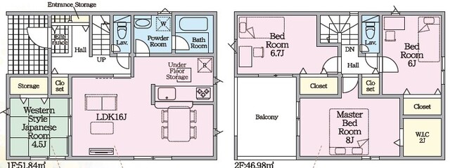 クレイドルガーデン西尾市一色町赤羽 第6の見取り図