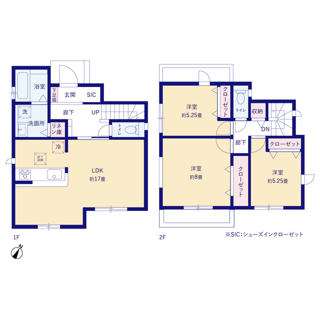 グラファーレ4211横浜市汲沢町１棟の見取り図