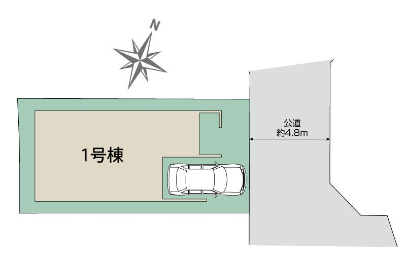 ブルーミングガーデン伊丹市中野北１丁目１棟の見取り図