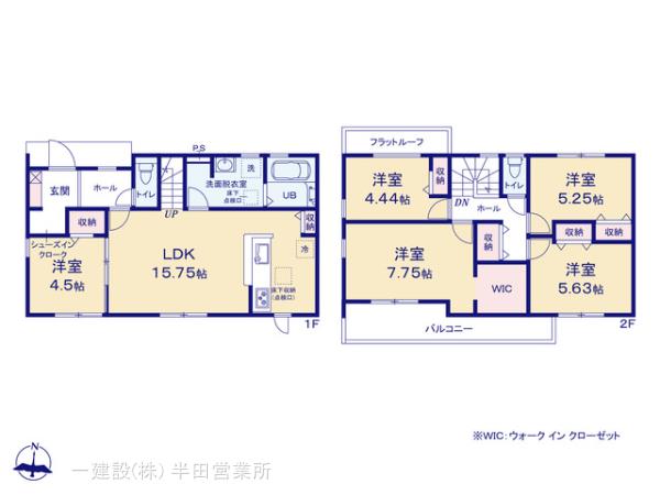 リーブルガーデン東郷町春木白土第２の見取り図