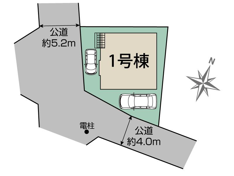 ブルーミングガーデン松戸市稔台１丁目１棟の見取り図