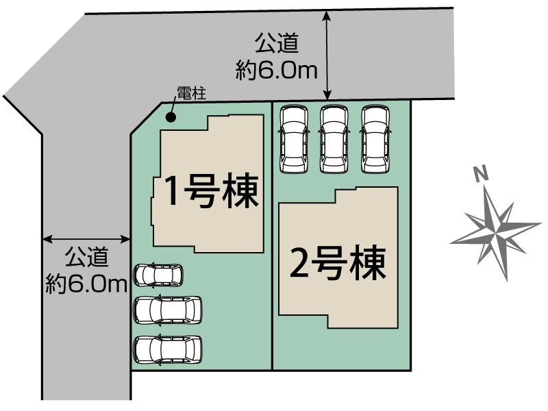 ブルーミングガーデン木更津市金田東４丁目２棟の見取り図