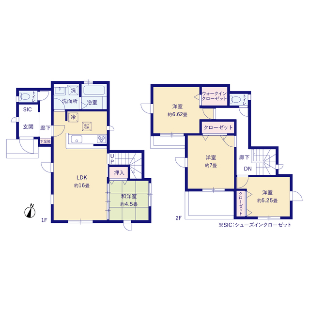 グラファーレ4211綾瀬市寺尾本町２期１０棟の見取り図