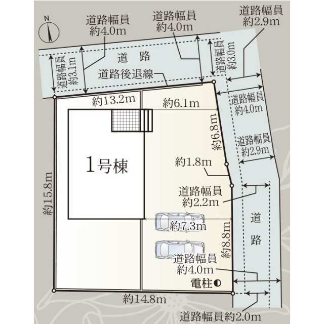 クレイドルガーデン亀山市野村 第1の見取り図