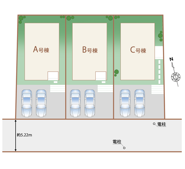 ハートフルタウン松が丘1番571の見取り図