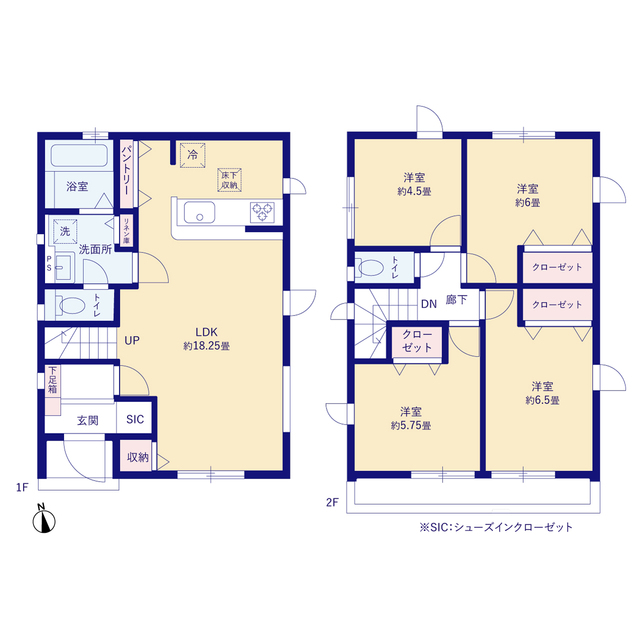 グラファーレ4218相模原市磯部１１期７棟の見取り図
