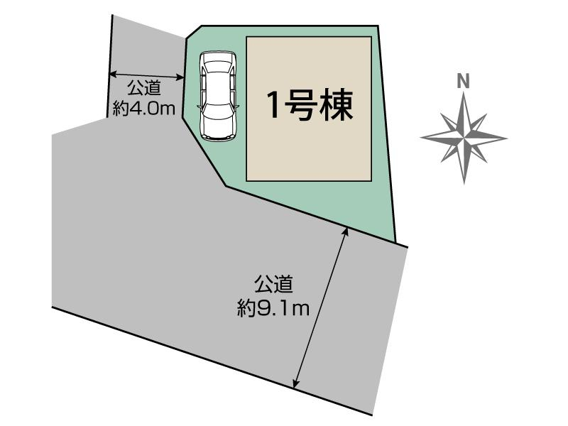 ブルーミングガーデン相模原市南区磯部１棟の見取り図