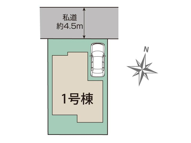 ブルーミングガーデン相模原市南区下溝１棟の見取り図