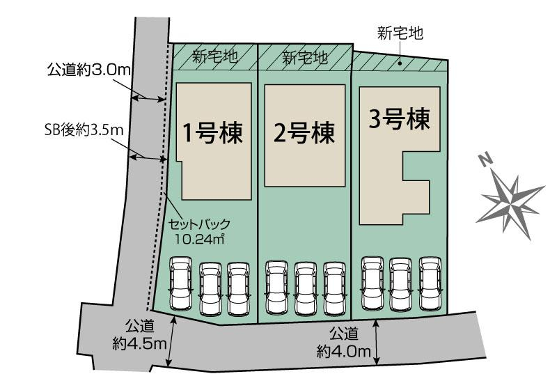 ブルーミングガーデン江南市和田町本郷３棟の見取り図