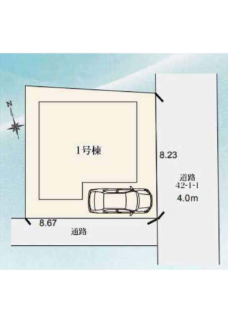 リナージュ西東京中町５丁目　第２期の見取り図