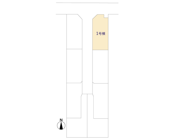 グラファーレ4210座間市東原４期８棟の見取り図