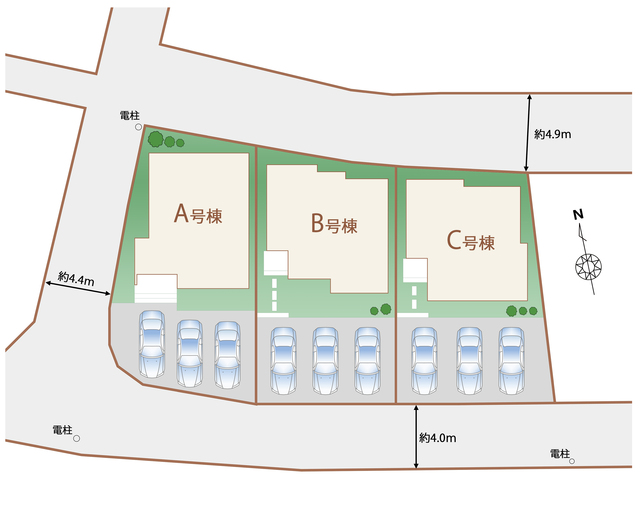 ハートフルタウン沖縄市知花1丁目250番の見取り図