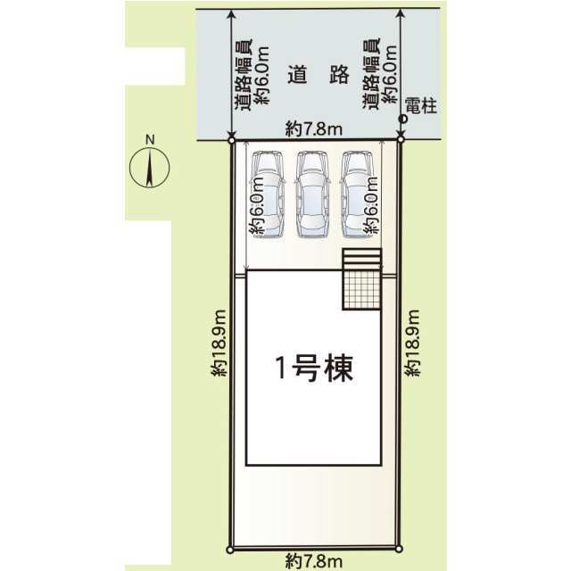 クレイドルガーデン福井市足羽 第5の見取り図