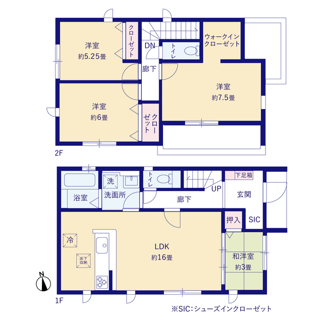 グラファーレ4296熊谷市柿沼１棟の見取り図