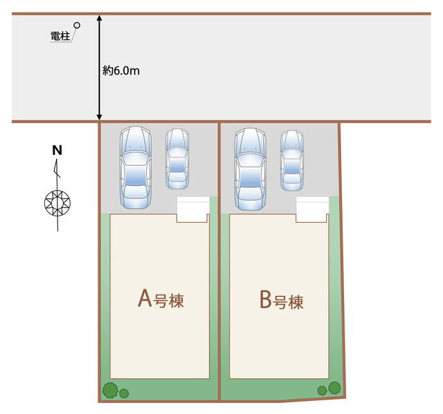 ハートフルタウン多賀城市新田17番の見取り図