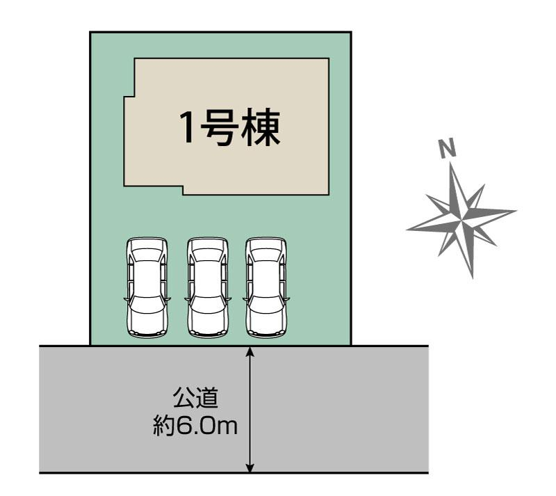 ブルーミングガーデン仙台市太白区四郎丸字浜堀１棟の見取り図