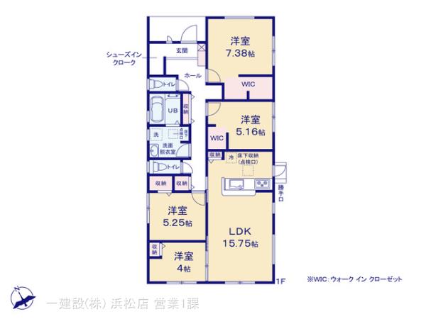 リーブルガーデン中央区遠州浜２丁目の見取り図