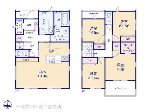 リーブルガーデン富田大徳南第3の見取り図