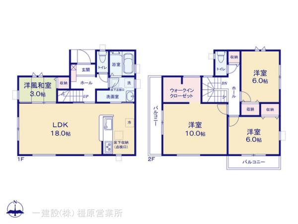 リーブルガーデン天理市二階堂上ノ庄町１２期の見取り図