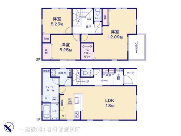リーブルガーデン春日部市米島第３１の見取り図