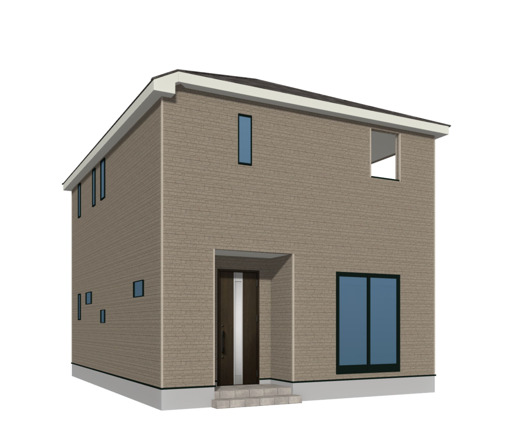 1号棟　外観(完成予想図）