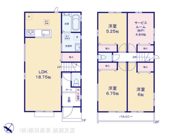ハートフルタウン練馬区大泉町8期の見取り図