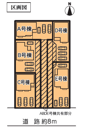ハートフルタウン(名)あま市新居屋7期の見取り図