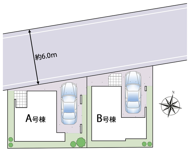 ハートフルタウン川口市北園町17番の見取り図