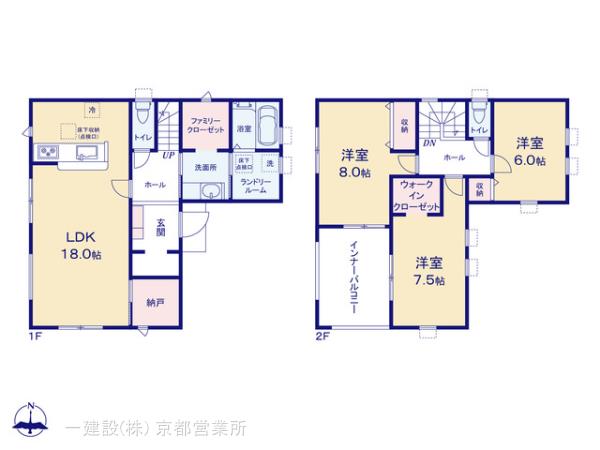 リーブルガーデン奈良市東九条町第19の見取り図