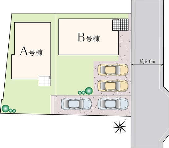 ハートフルタウン八王子寺田町の見取り図