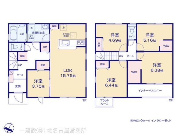 リーブルガーデン一宮市今伊勢町第六の見取り図
