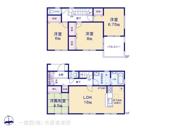 リーブルガーデン木更津市八幡台６丁目第３の見取り図