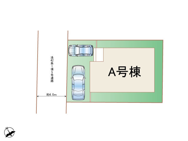 ハートフルタウン青山2丁目8番の見取り図