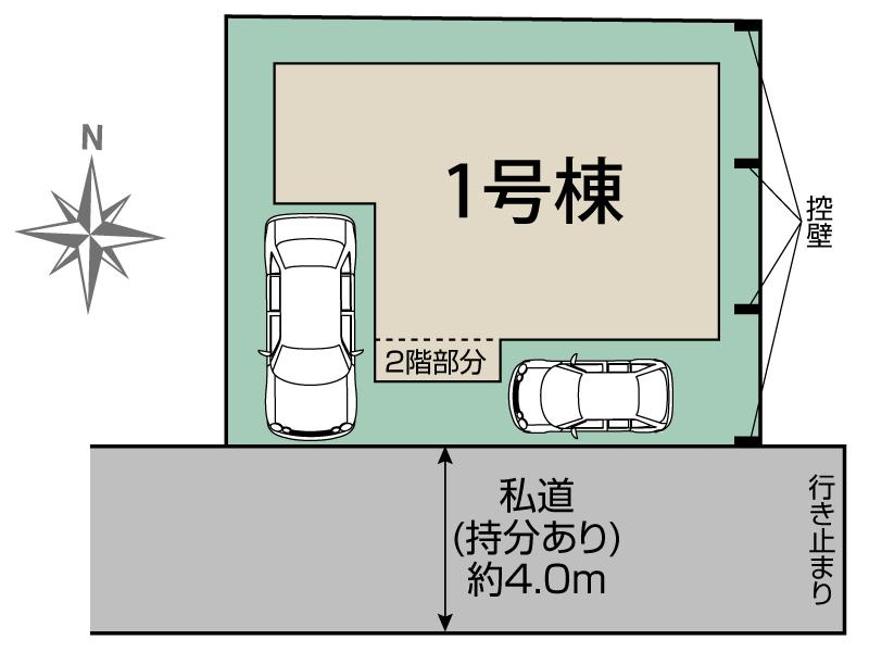 ブルーミングガーデン東村山市久米川町１丁目１棟の見取り図