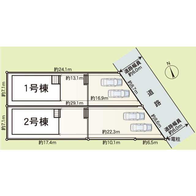 クレイドルガーデン岡崎市六名南 第3の見取り図