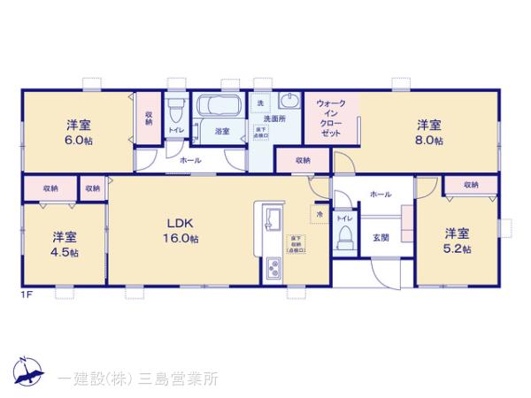 リーブルガーデン清水区三保の見取り図