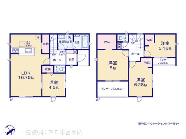 リーブルガーデン鈴鹿市磯山の見取り図