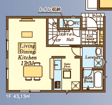 クレイドルガーデン入間市小谷田 第30の見取り図