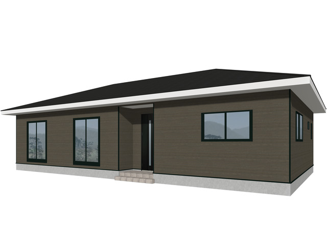 １号棟（外観・完成予想図）