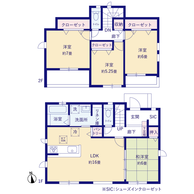 グラファーレ4205横浜市飯島町２期１棟の見取り図