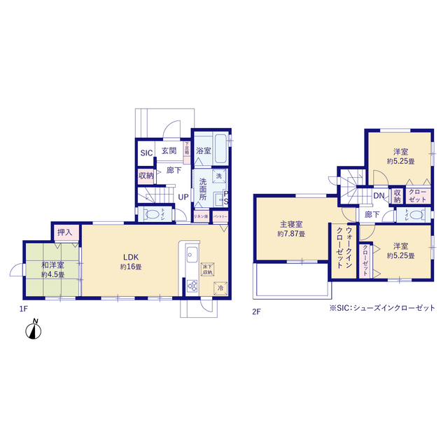 グラファーレ4392東広島市高屋町郷１棟の見取り図