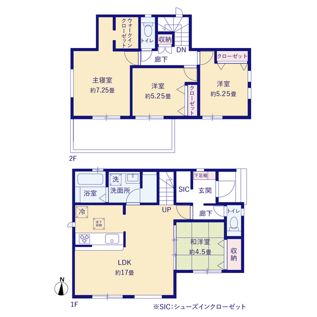 グラファーレ4392東広島市黒瀬町丸山１棟の見取り図